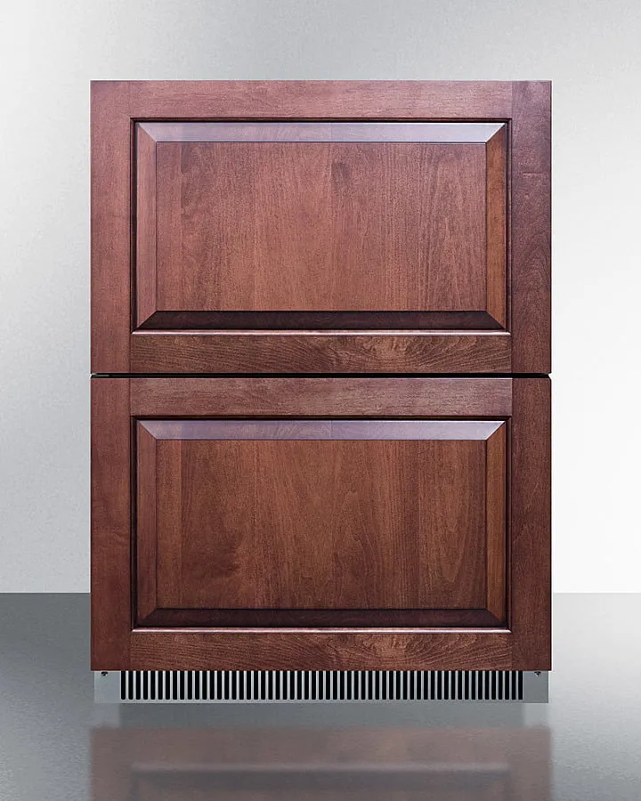 Summit ADRD24 24 Wide 2-Drawer All-Refrigerator. Ada Compliant