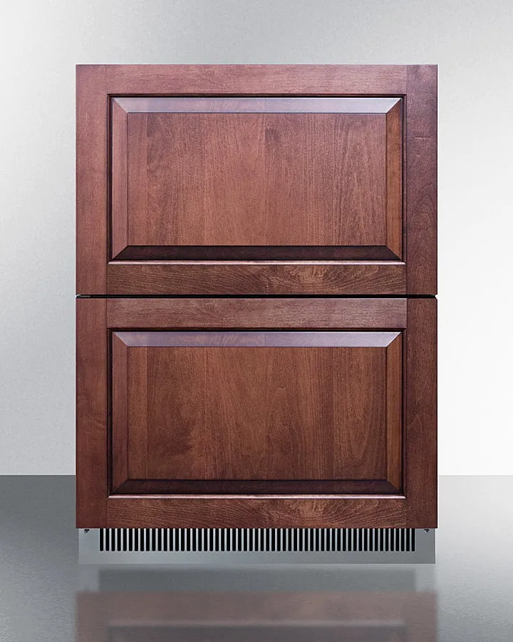 Summit ADRD24 24 Wide 2-Drawer All-Refrigerator. Ada Compliant