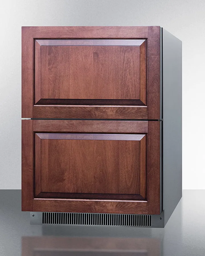 Summit ADRD24 24 Wide 2-Drawer All-Refrigerator. Ada Compliant