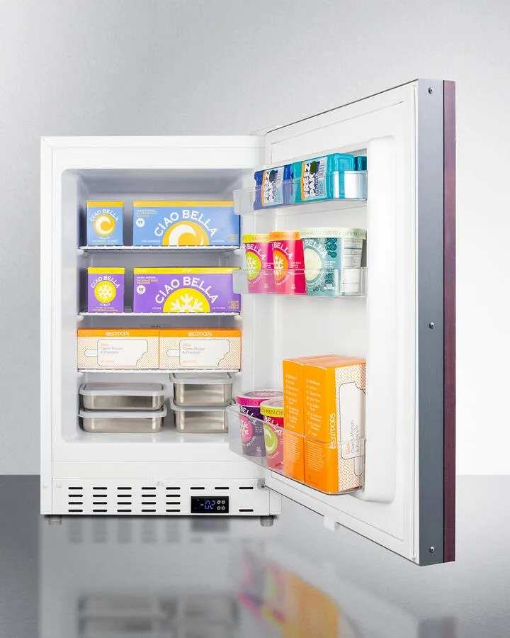 Summit ALFZ36IF 20 Wide Built-In All-Freezer. Ada Compliant