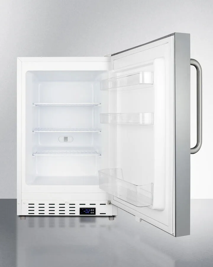 Summit ALFZ36SSTB 20 Wide Built-In All-Freezer. Ada Compliant