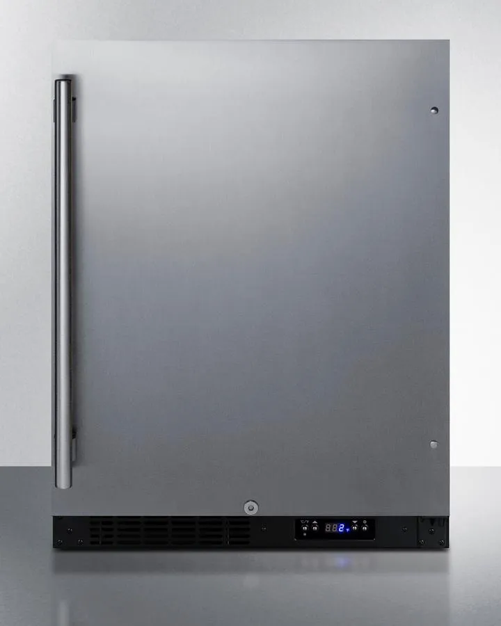 Summit ALFZ51CSS 24 Wide Built-In All-Freezer. Ada Compliant