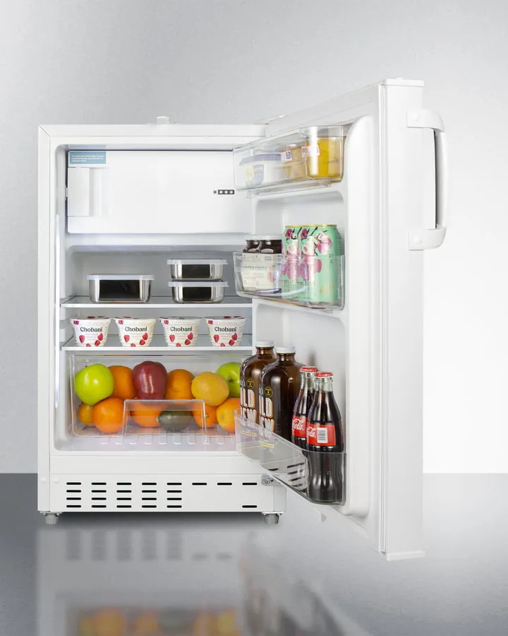Summit ALRF48 20 Wide Built-In Refrigerator-Freezer. Ada Compliant