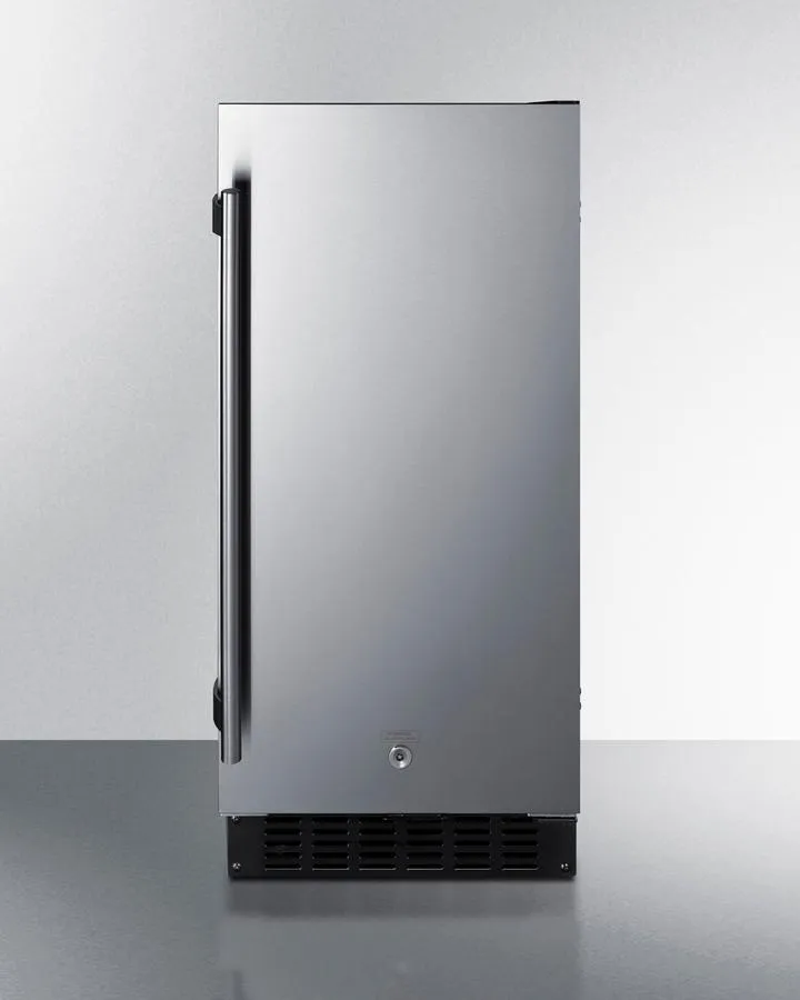 Summit ASDS1523 15 Wide Built-In All-Refrigerator. Ada Compliant