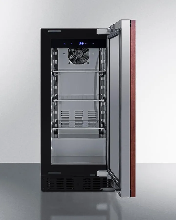 Summit ASDS1523IF 15 Wide Built-In All-Refrigerator. Ada Compliant