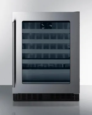 Summit ASDW2412 24 Wide Built-In Wine Cellar. Ada Compliant