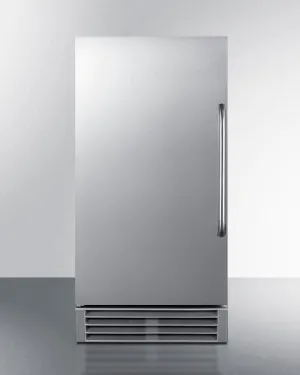 Summit BIM47OS Built-In Outdoor 50 Lb. Clear Icemaker