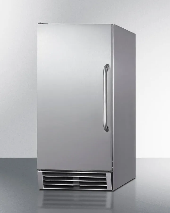 Summit BIM47OS Built-In Outdoor 50 Lb. Clear Icemaker