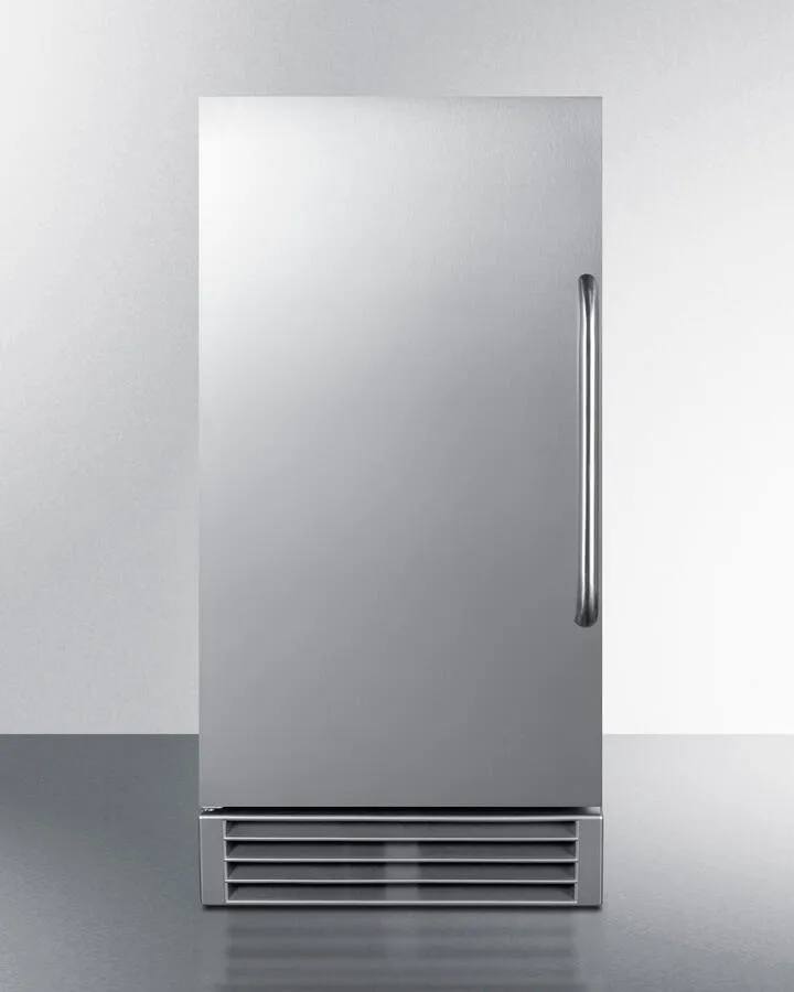 Summit BIM47OS Built-In Outdoor 50 Lb. Clear Icemaker
