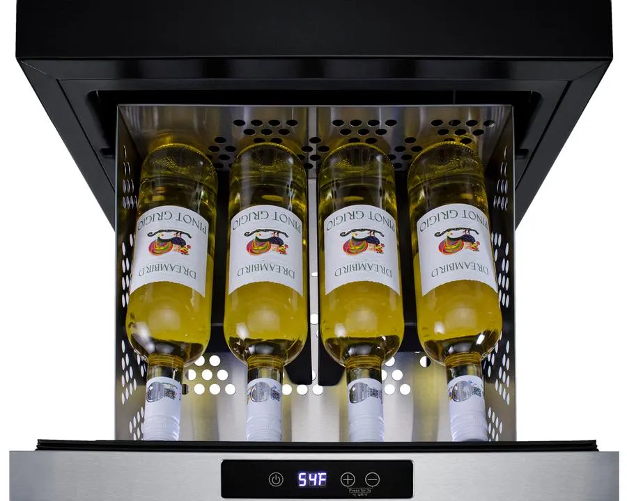 Summit COOL1D 18 Wide Built-In Wine/Beverage Cooler Drawer