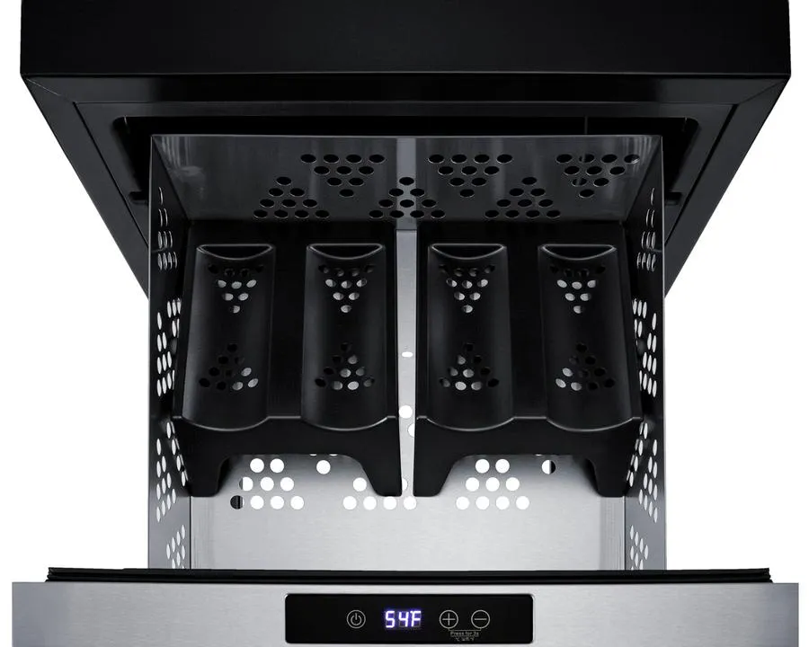Summit COOL1D 18 Wide Built-In Wine/Beverage Cooler Drawer