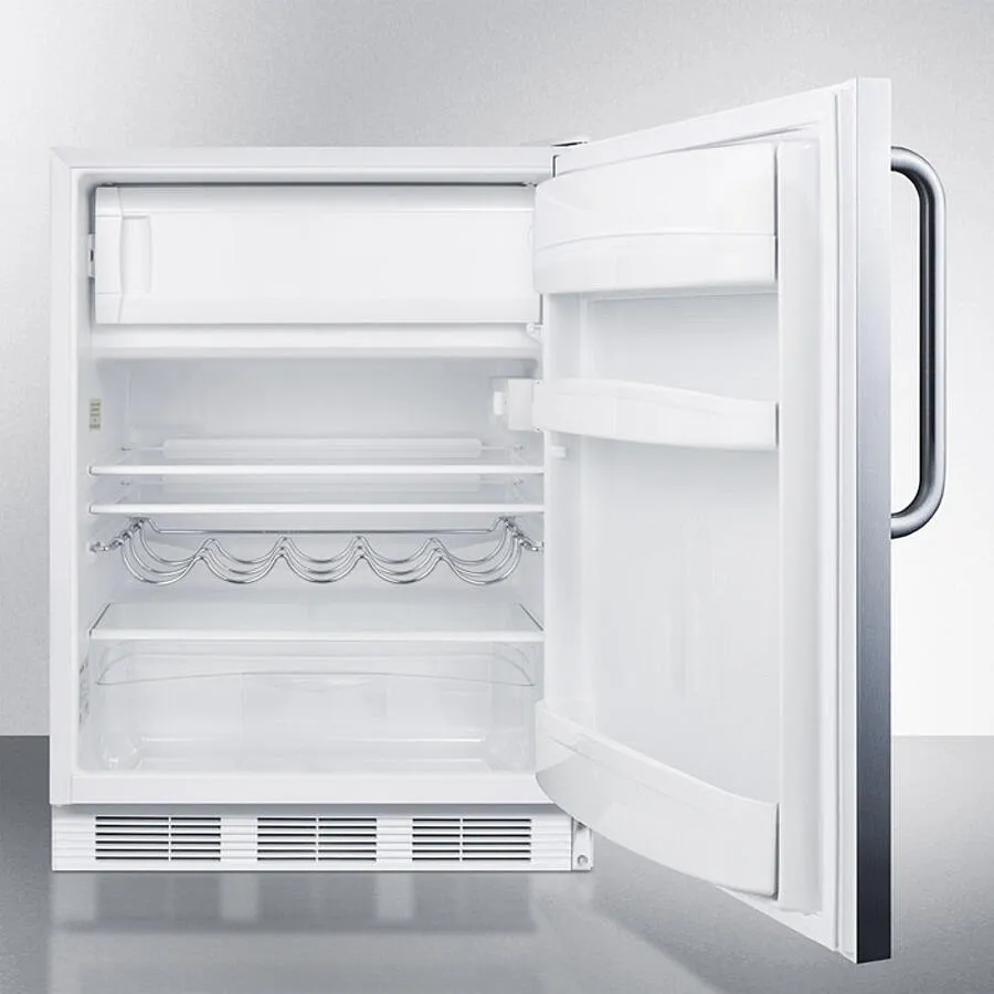 Summit CT661WCSS 24 Wide Built-In Refrigerator-Freezer