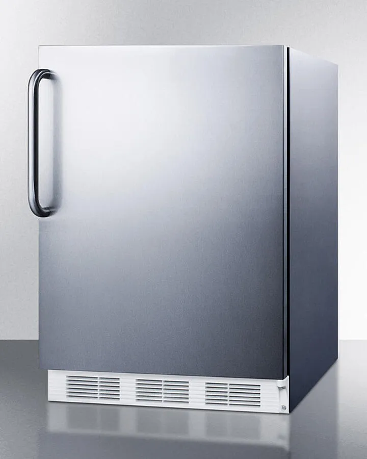 Summit CT661WCSS 24 Wide Built-In Refrigerator-Freezer