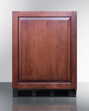 Summit CT663BKBIIF 24 Wide Built-In Refrigerator-Freezer