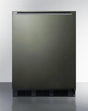 Summit CT663BKBIKSHHADA 24 Wide Built-In Refrigerator-Freezer. Ada Compliant