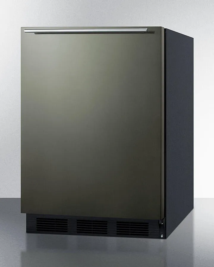 Summit CT663BKBIKSHHADA 24 Wide Built-In Refrigerator-Freezer. Ada Compliant