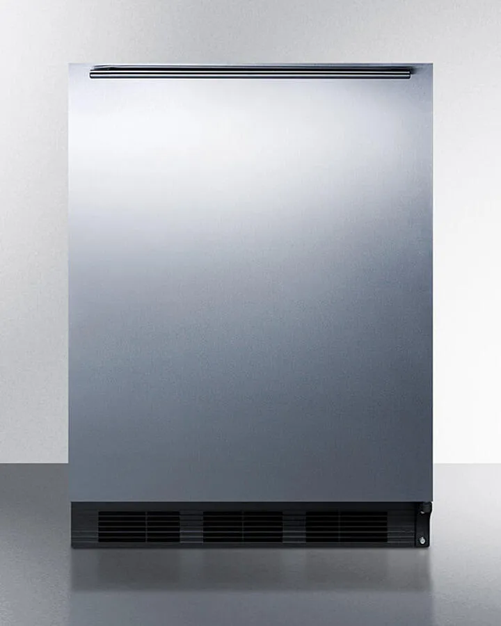 Summit CT663BKBISSHH 24 Wide Built-In Refrigerator-Freezer