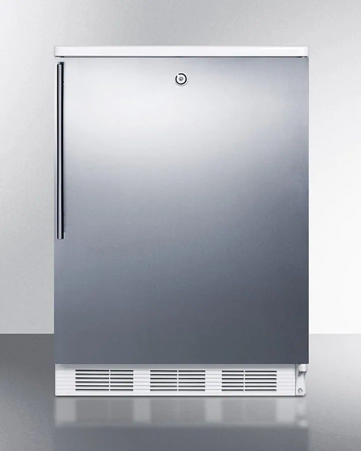 Summit CT66LWBISSHV 24 Wide Built-In Refrigerator-Freezer