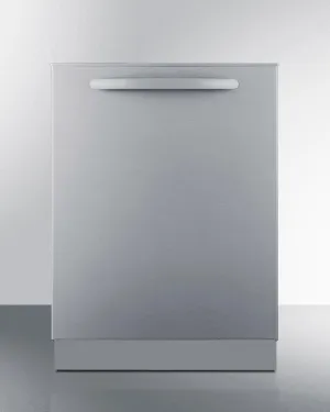 Summit DW244SSADA 24 Wide Built-In Dishwasher. Ada Compliant