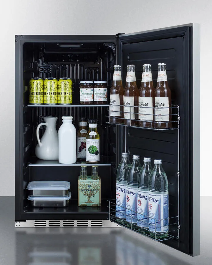 Summit FF195CSSIF Shallow Depth Built-In All-Refrigerator