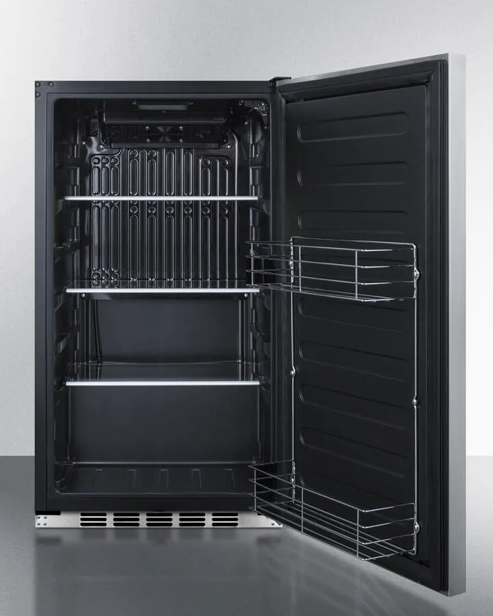 Summit FF195CSSIF Shallow Depth Built-In All-Refrigerator