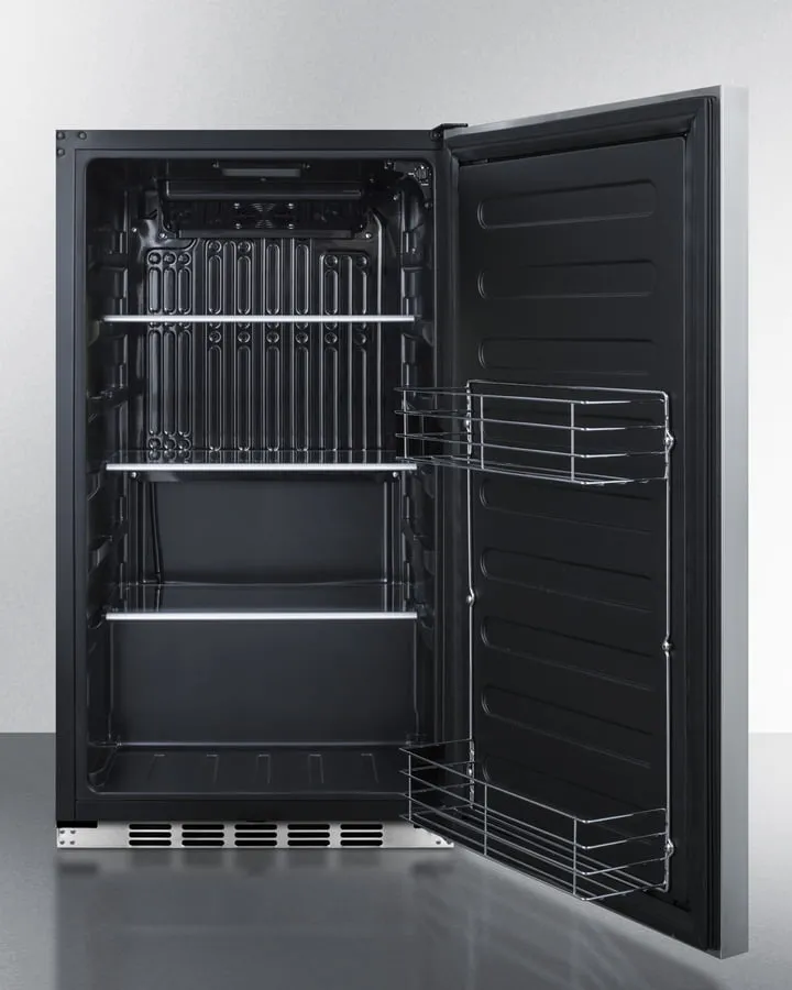 Summit FF195IF Shallow Depth Built-In All-Refrigerator