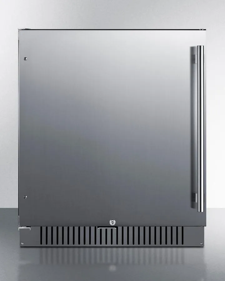 Summit FF27BSSADALHD 27 Wide Built-In All-Refrigerator. Ada Compliant