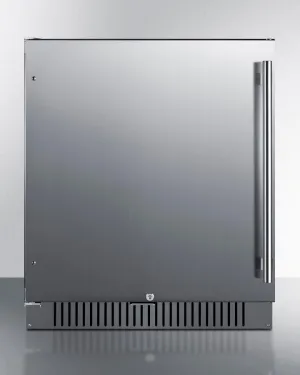 Summit FF27BSSADALHD 27 Wide Built-In All-Refrigerator. Ada Compliant