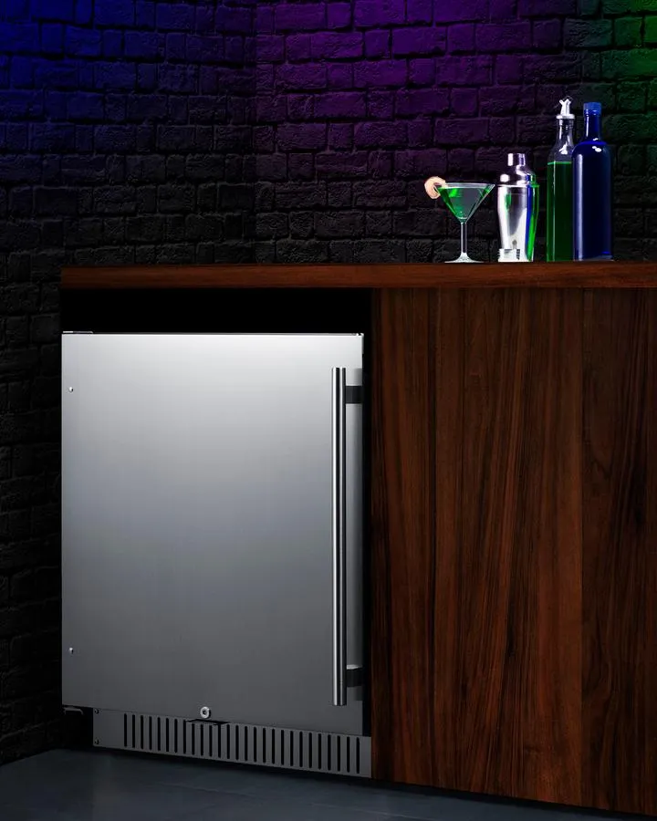 Summit FF27BSSADALHD 27 Wide Built-In All-Refrigerator. Ada Compliant