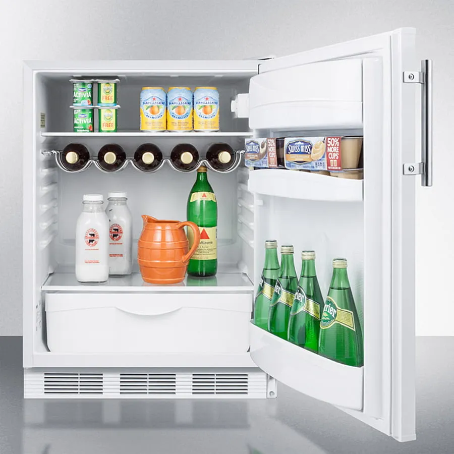 Summit FF61WBI 24 Wide Built-In All-Refrigerator