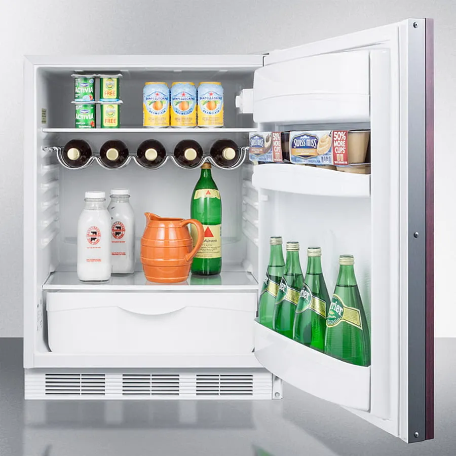 Summit FF61WBIIF 24 Wide Built-In All-Refrigerator