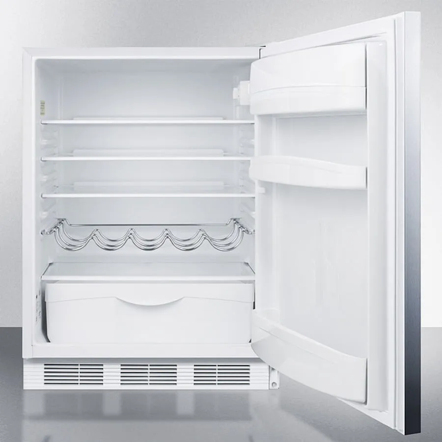 Summit FF61WBISSHH 24 Wide Built-In All-Refrigerator