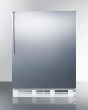 Summit FF61WBISSHVADA 24 Wide Built-In All-Refrigerator. Ada Compliant