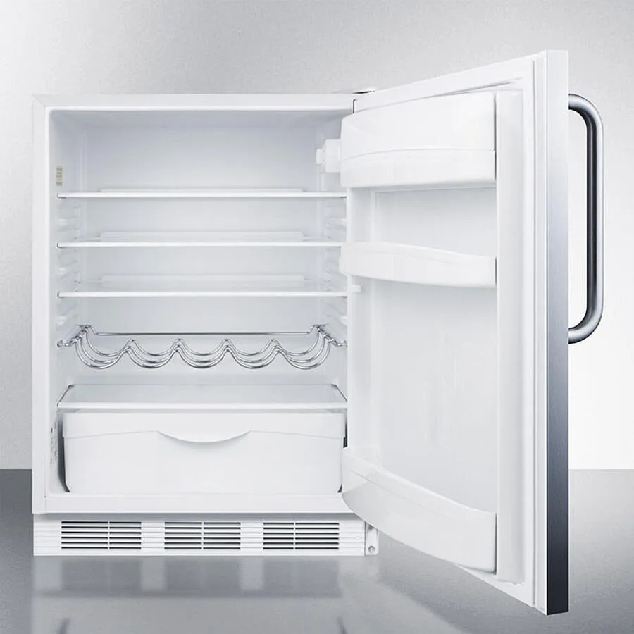 Summit FF61WBISSTB 24 Wide Built-In All-Refrigerator
