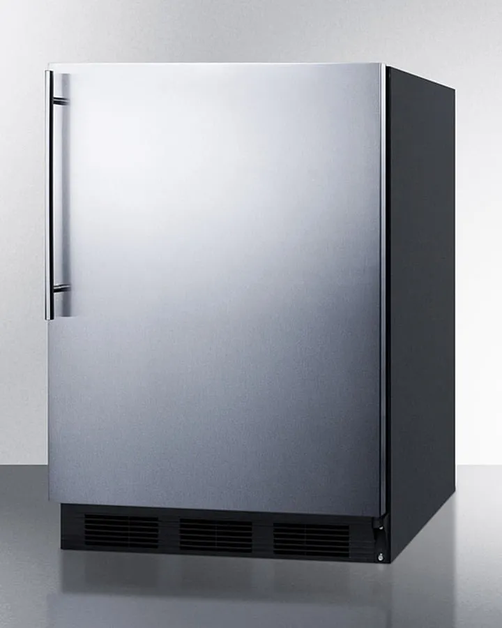 Summit FF63BKBISSHV 24 Wide Built-In All-Refrigerator
