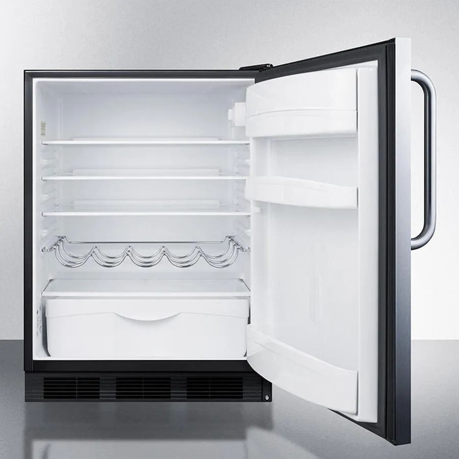 Summit FF63BKBISSTB 24 Wide Built-In All-Refrigerator