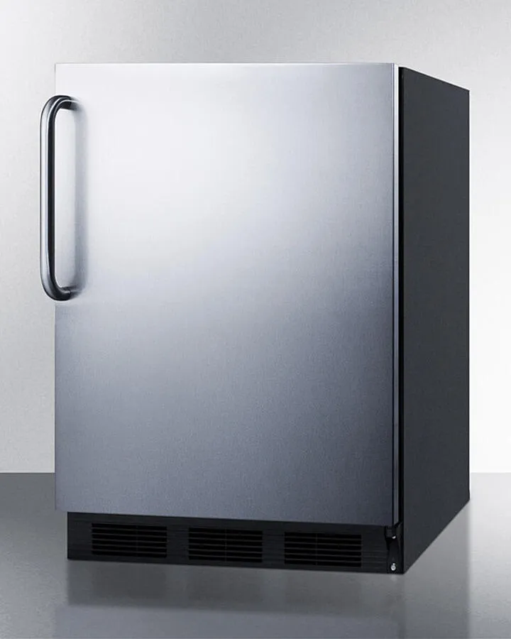 Summit FF63BKBISSTB 24 Wide Built-In All-Refrigerator