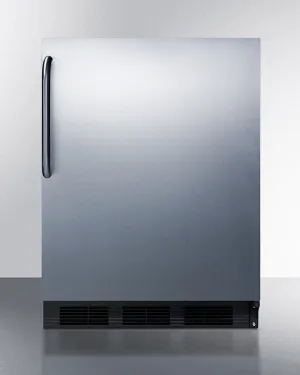 Summit FF63BKCSS 24 Wide Built-In All-Refrigerator
