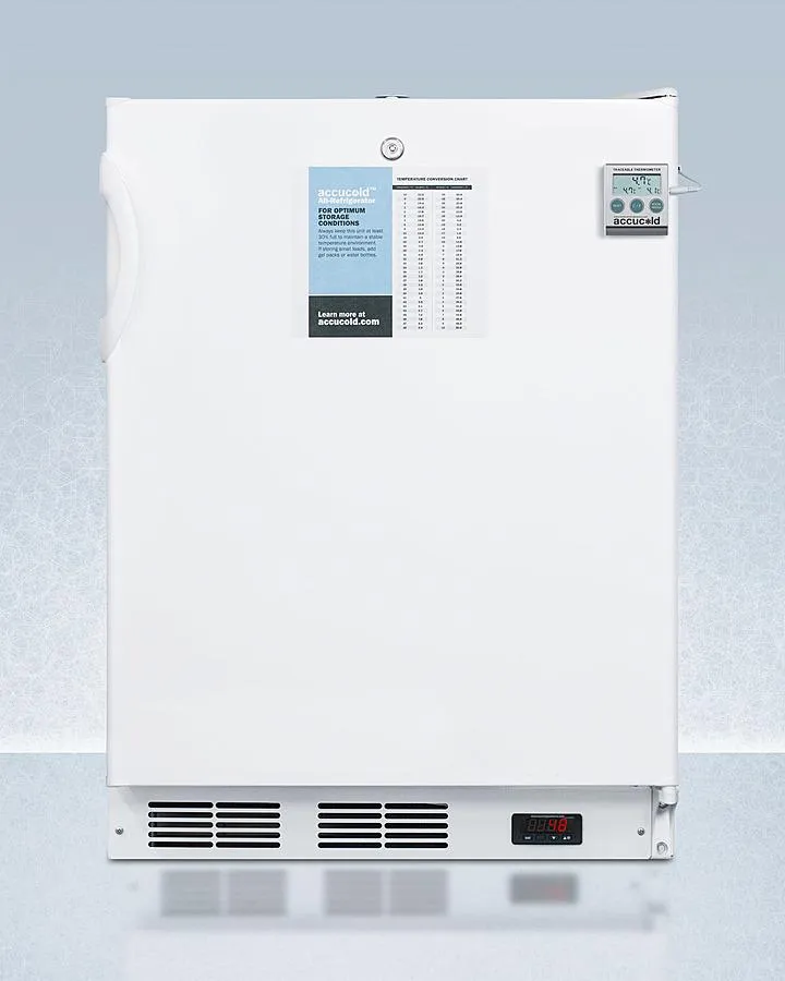 Summit FF6LWBIPLUS2ADA 24 Wide Built-In All-Refrigerator. Ada Compliant