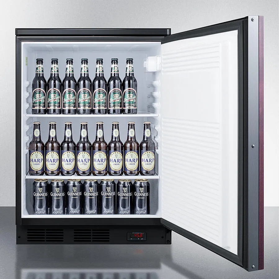 Summit FF7LBLKBIPUBIF 24 Wide Built-In Pub Cellar