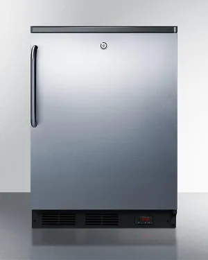 Summit FF7LBLKBIPUBSSTB 24 Wide Built-In Pub Cellar