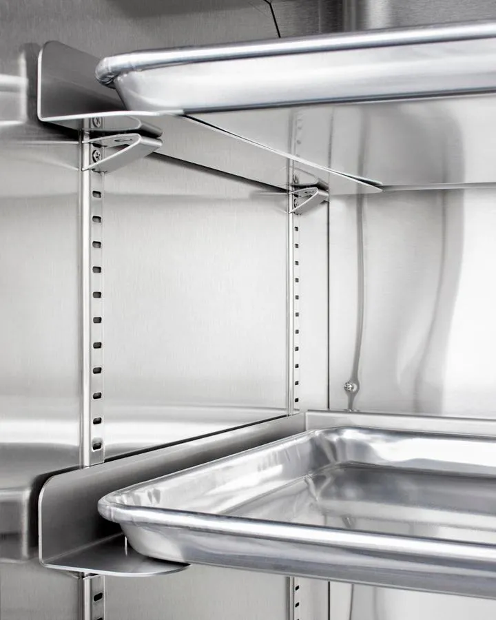 Summit FFAR121SSRI 24 Wide Mini Reach-In All-Refrigerator With Dolly