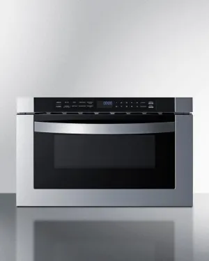 Summit MDR245SS 24 Wide Built-In Drawer Microwave