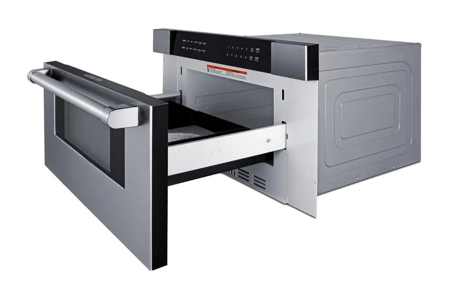 Summit MDR30SS 30 Wide Built-In Drawer Microwave