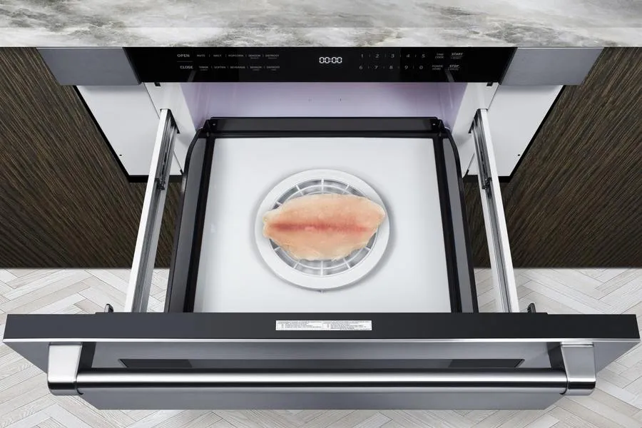 Summit MDR30SS 30 Wide Built-In Drawer Microwave