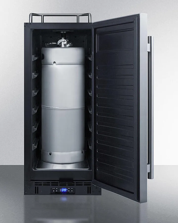 Summit SBC15NKCSS 15 Wide Built-In Kegerator