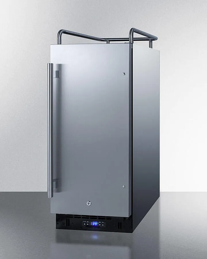 Summit SBC15NKCSS 15 Wide Built-In Kegerator