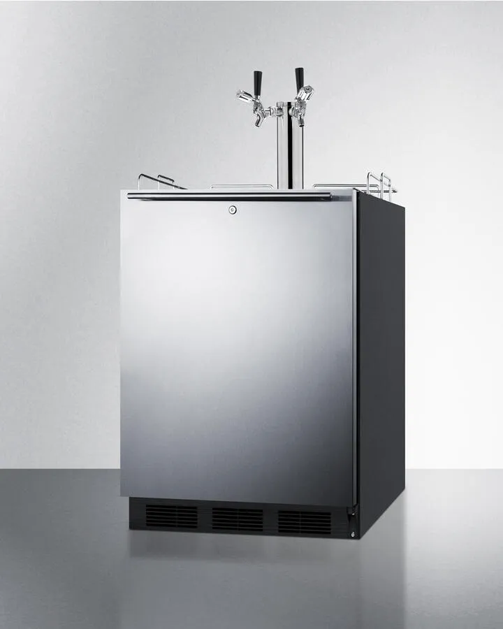 Summit SBC58BLBIADALOCK 24 Wide Built-In Kegerator. Ada Compliant