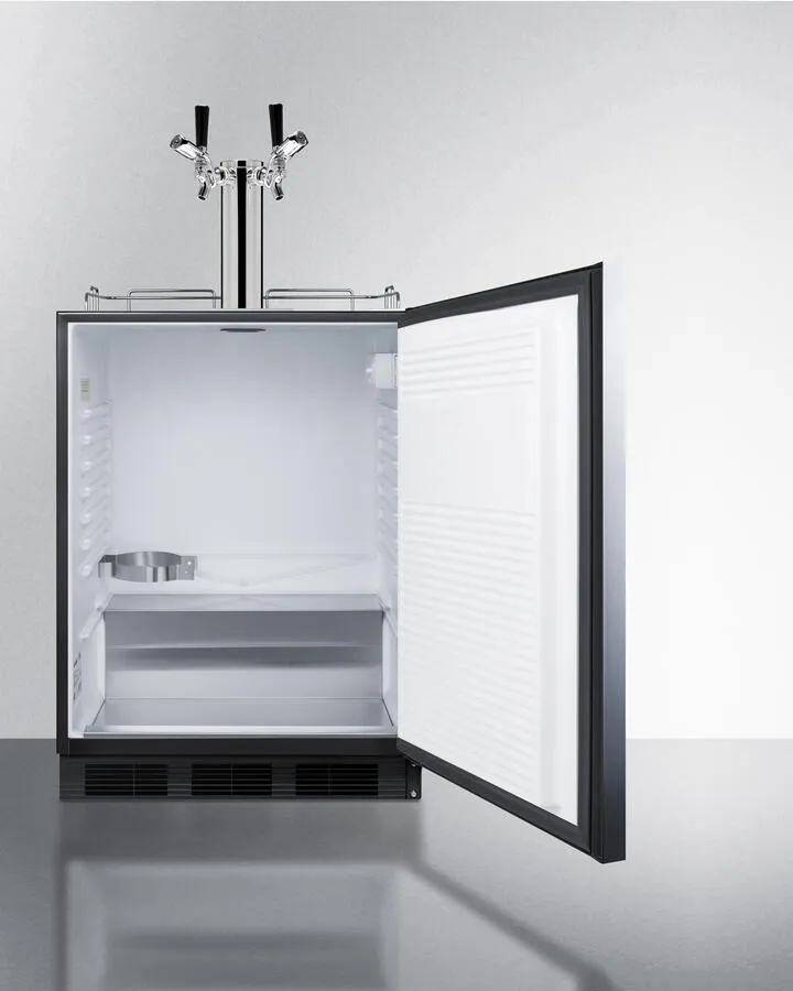 Summit SBC58BLBIADALOCK 24 Wide Built-In Kegerator. Ada Compliant