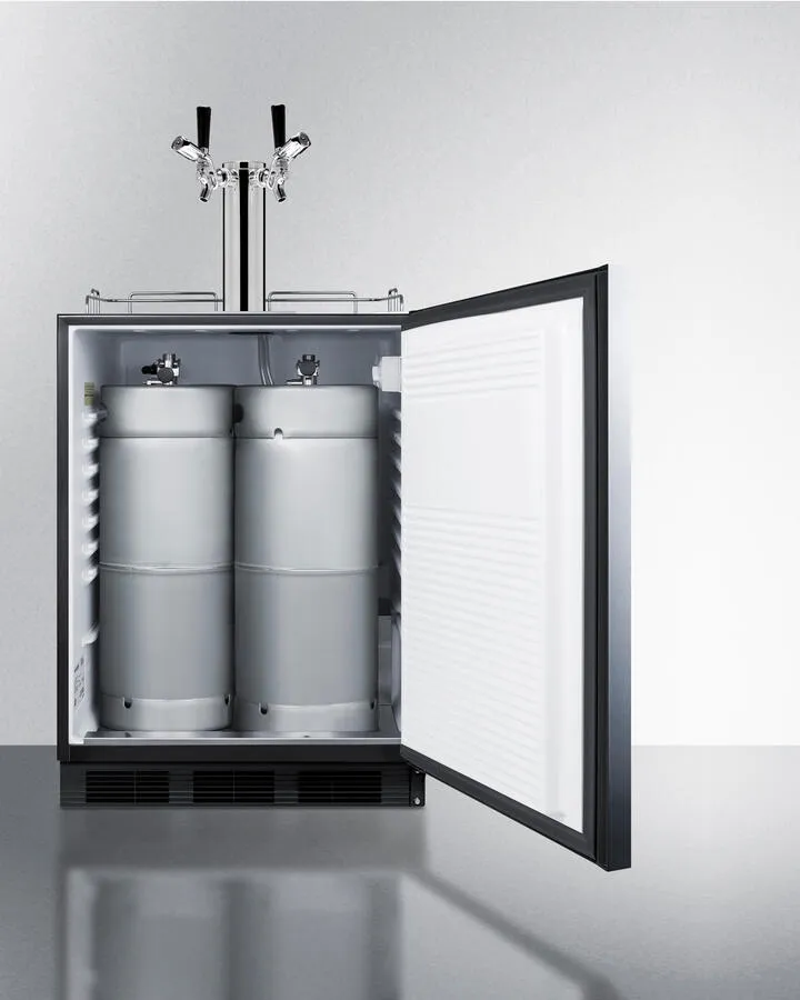 Summit SBC58BLBIADALOCK 24 Wide Built-In Kegerator. Ada Compliant